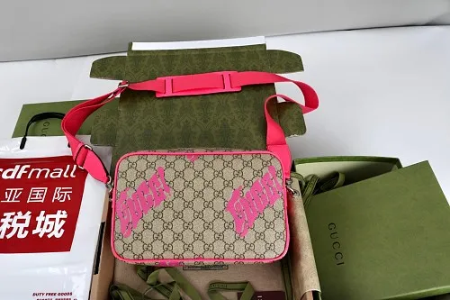 All Categories Official Website "Brand Women's Bags" Women's Bags 💙 GUCCI GUCCI 2026 New Classic GG Pattern Crossbody Bag
