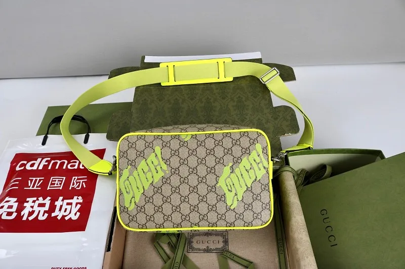All Categories Official Website "Brand Women's Bags" Women's Bags 💙 GUCCI GUCCI 2026 New Classic GG Pattern Crossbody Bag
