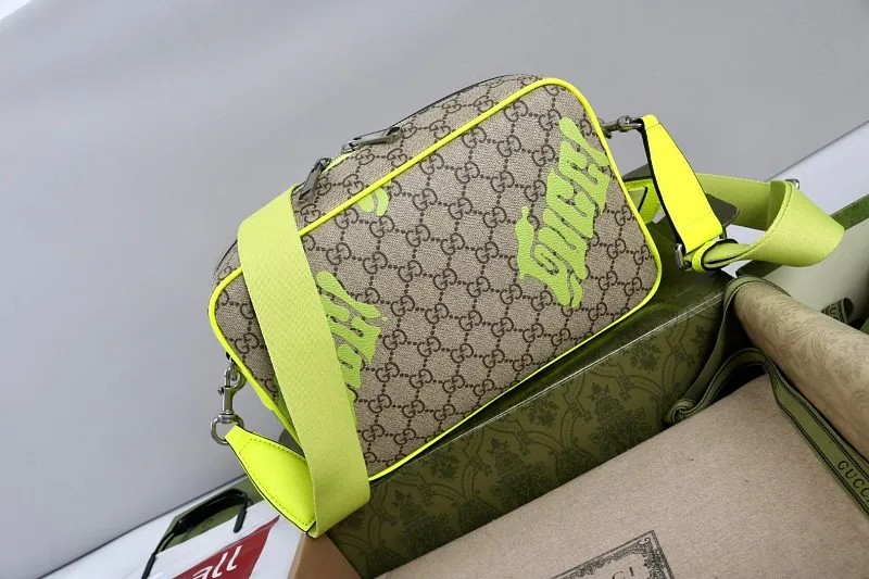 All Categories Official Website "Brand Women's Bags" Women's Bags 💙 GUCCI GUCCI 2026 New Classic GG Pattern Crossbody Bag