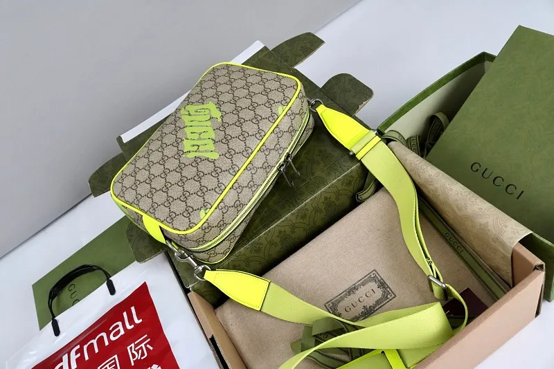 All Categories Official Website "Brand Women's Bags" Women's Bags 💙 GUCCI GUCCI 2026 New Classic GG Pattern Crossbody Bag