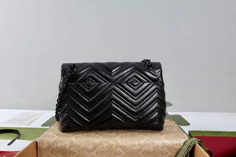 All Categories Official Website "Brand Women's Bags" Women's Bags 💙 GUCCI GUCCI 2026 New Classic GG Pattern Crossbody Bag