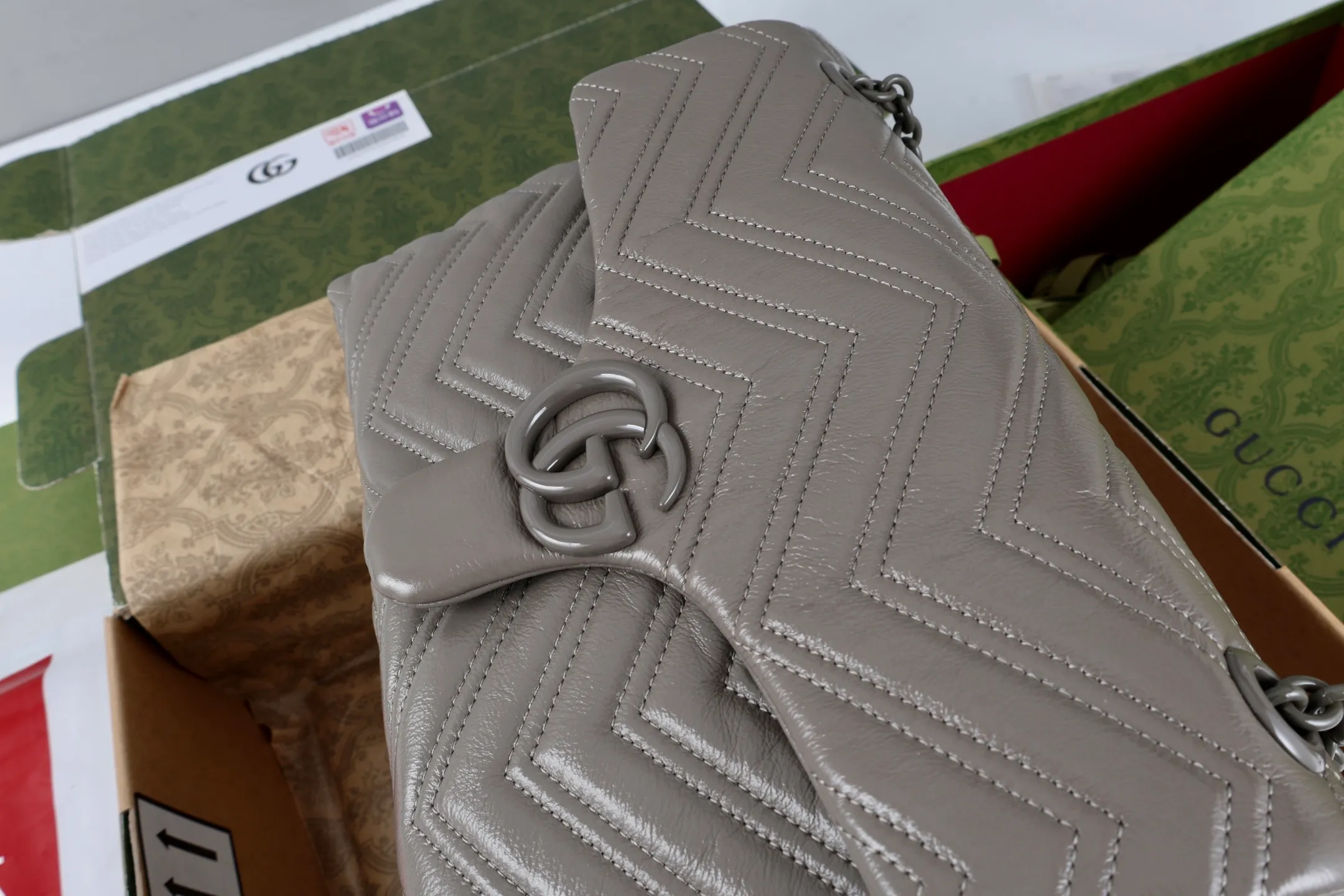 All Categories Official Website "Brand Women's Bags" Women's Bags 💙 GUCCI GUCCI 2026 New Classic GG Pattern Crossbody Bag
