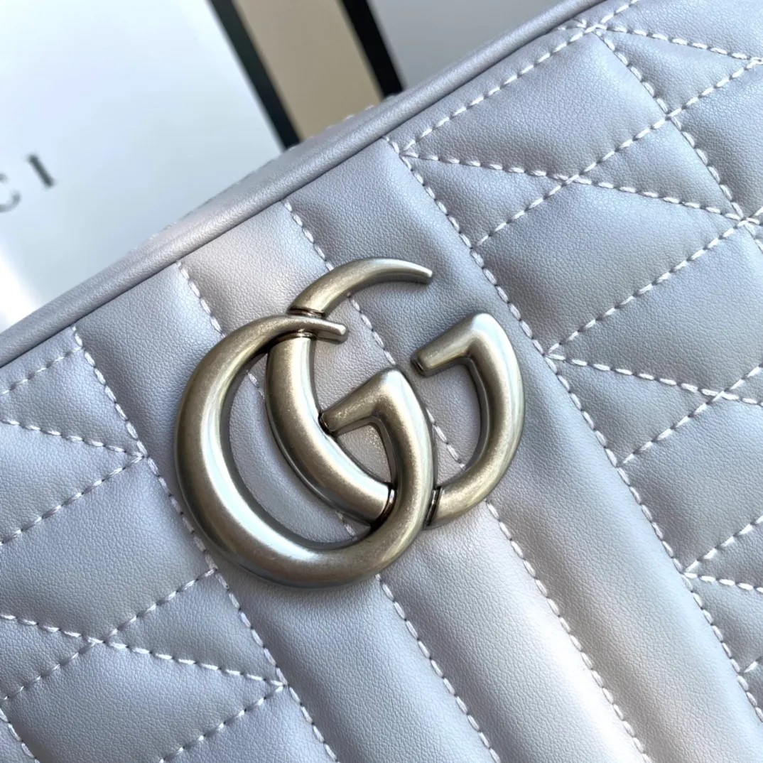 All categories Official website "Brand Women's Bags" Women's Bags 💙 GUCCI 2022 official new Gucci crossbody bag wholesale Original order quality 58001900 Size: 24-13-7Cm