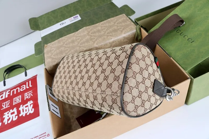 All Categories Official Website "Brand Women's Bags" Women's Bags 💙 GUCCI GUCCI 2026 New Classic GG Pattern Crossbody Bag