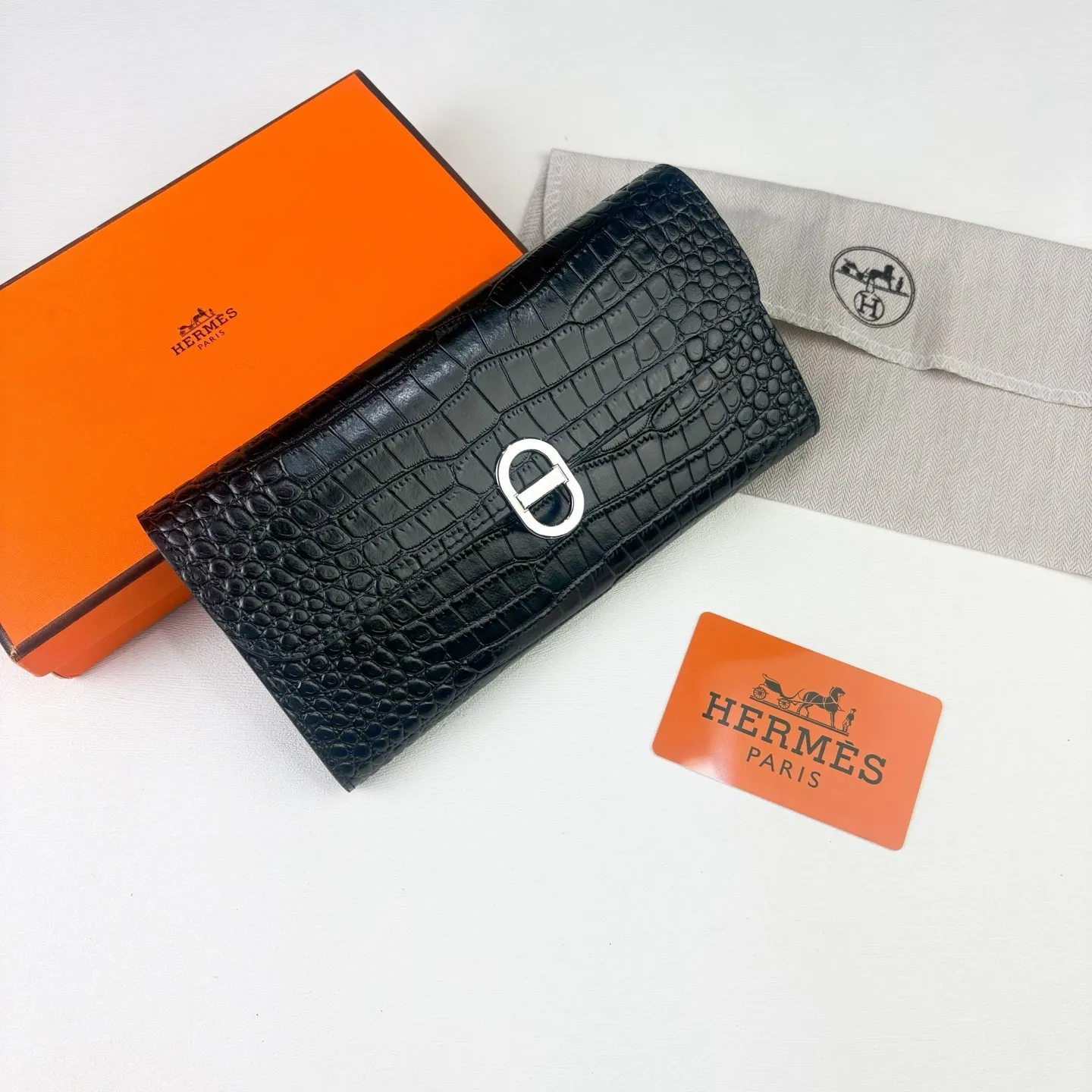 All Categories Hermès Wallet (Hermès) Hermès 0699 Silver Buckle