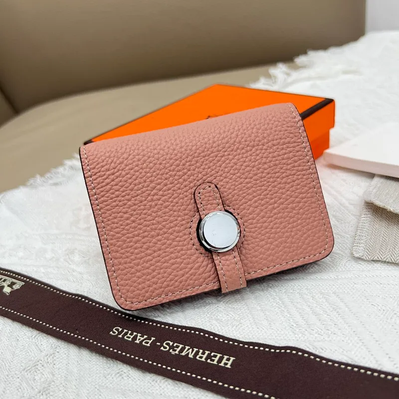 All categories Hermès wallet (Hermès) Hermès 5121 pebbled silver buckle