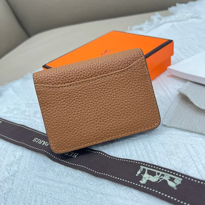 All categories Hermès wallet (Hermès) Hermès 5121 pebbled silver buckle