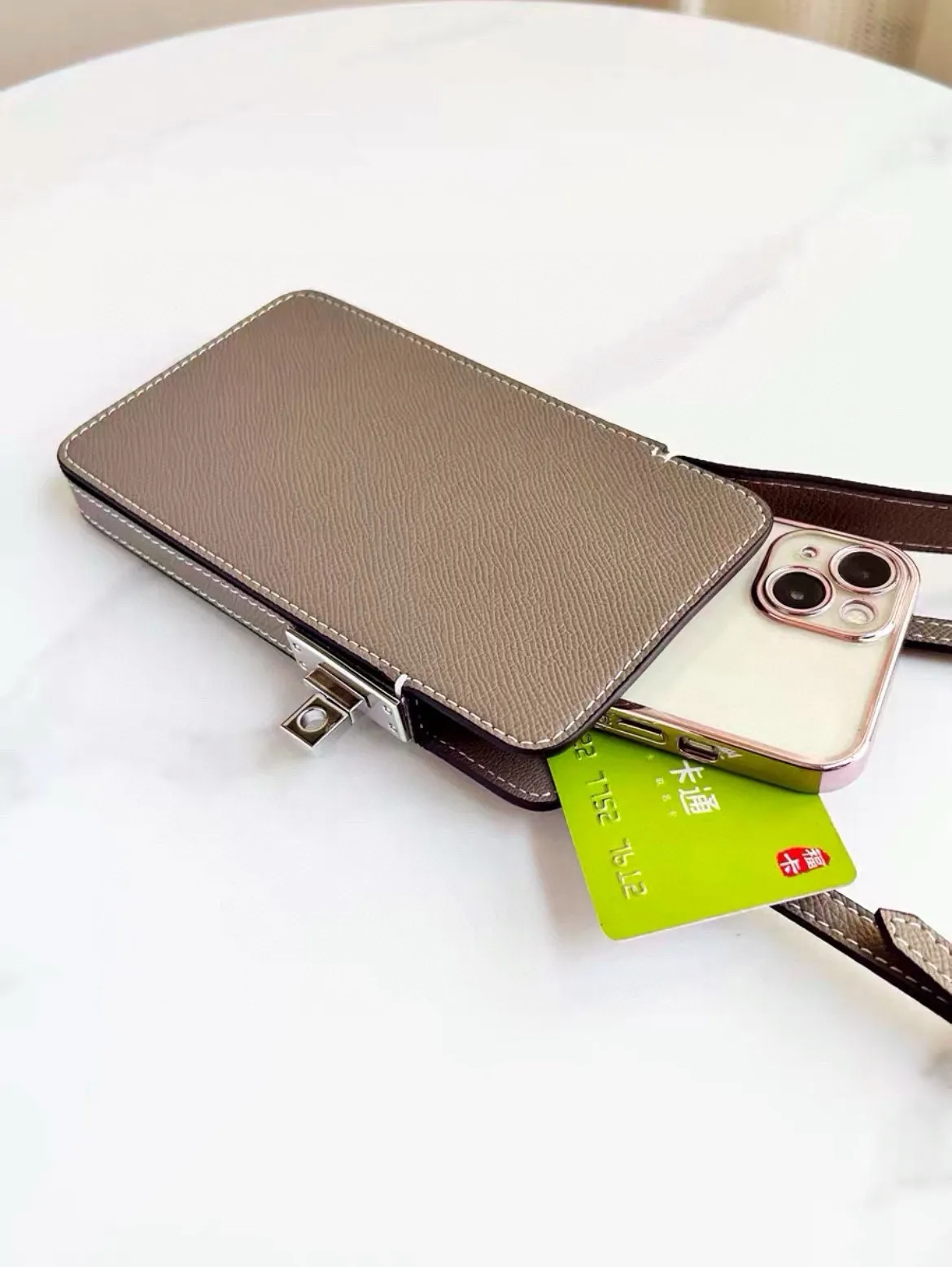 All categories Hermès wallet (Hermès) Hermès 9852 silver buckle