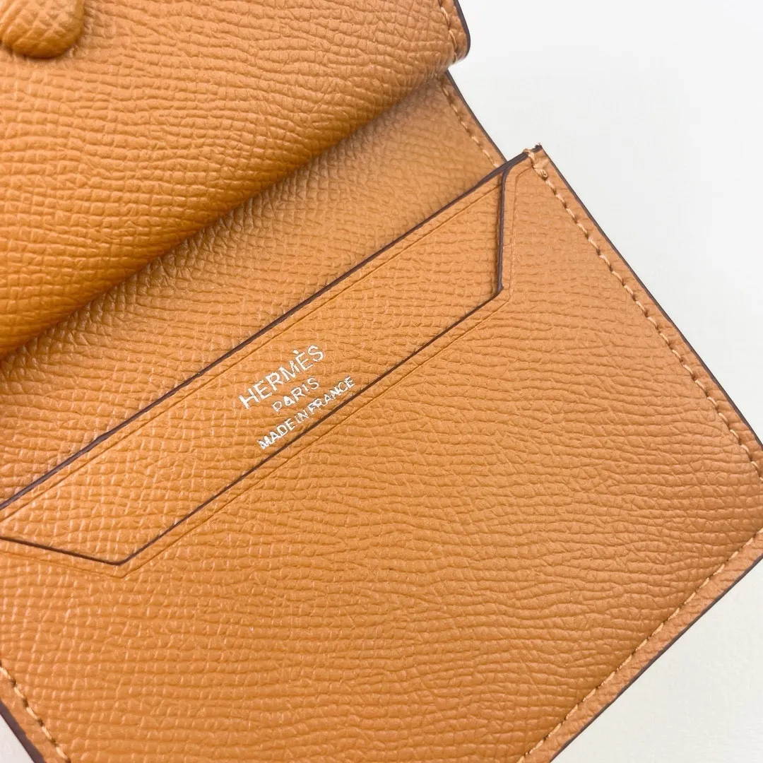 All Categories Hermès Wallet (Hermès) Hermès Palm Print Silver Buckle