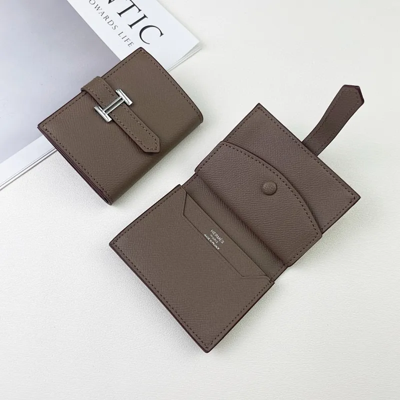 All Categories Hermès Wallet (Hermès) Hermès Palm Print Silver Buckle