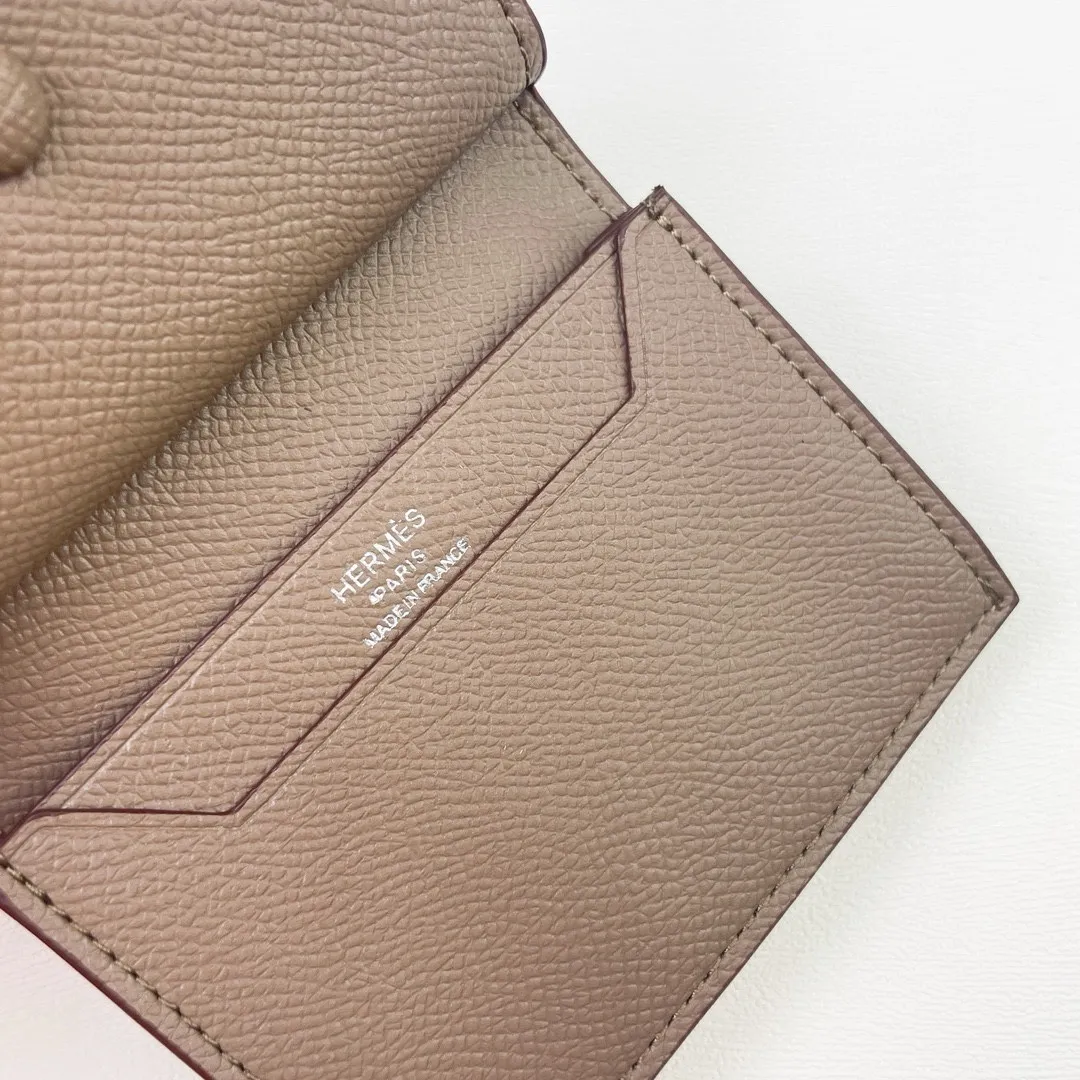 All Categories Hermès Wallet (Hermès) Hermès Palm Print Silver Buckle