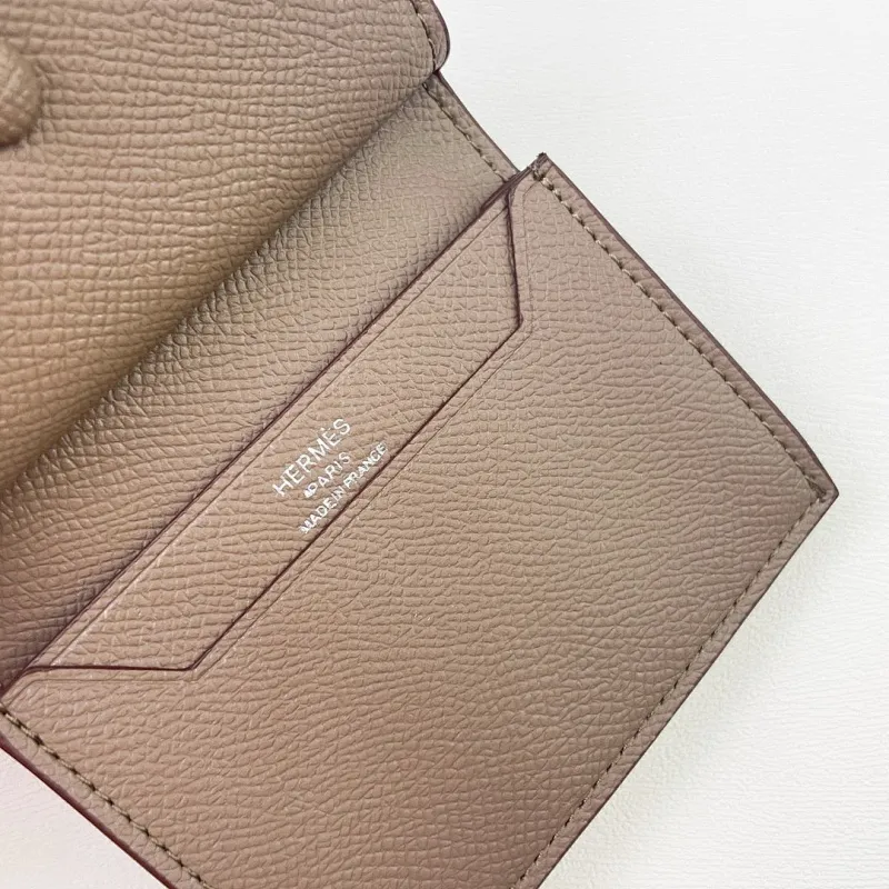 All Categories Hermès Wallet (Hermès) Hermès Palm Print Silver Buckle