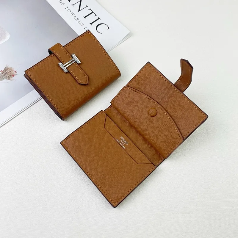 All Categories Hermès Wallet (Hermès) Hermès Palm Print Silver Buckle