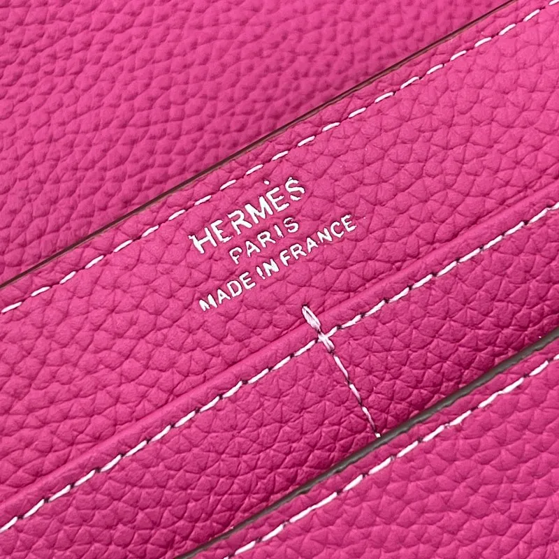All categories Hermès wallet (Hermès) Hermès 539 pebbled silver buckle
