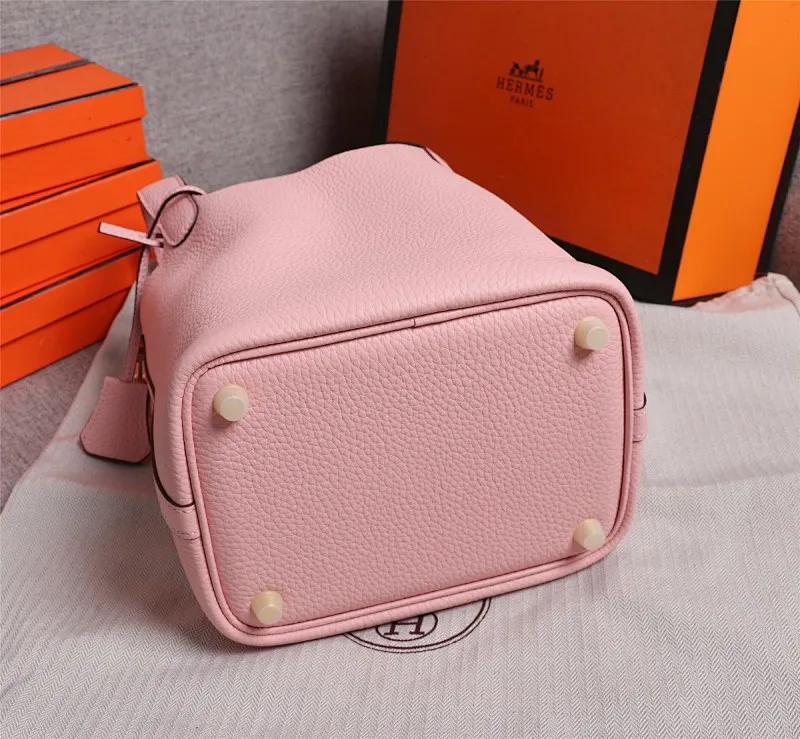 All categories Official website "Brand Women's Bags" Women's Bags 💙 Hermes 2022 official new Hermès vegetable basket picotin wholesale small size 58002400 large size 58002600 high quality size: small size 18CM large size 22CM