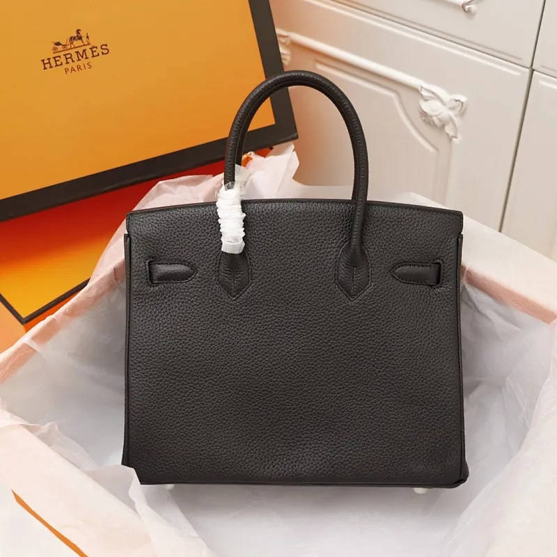 All Categories Official Website "Brand Women's Bags" Women's Bags 💙 Hermes 2022 Official New Hermès Handbags Lychee Pattern Imported First-Layer Calfskin Wholesale Small Size 58004000 Large Size 58004200 High Quality Size: Small 30CM Large 35CM
