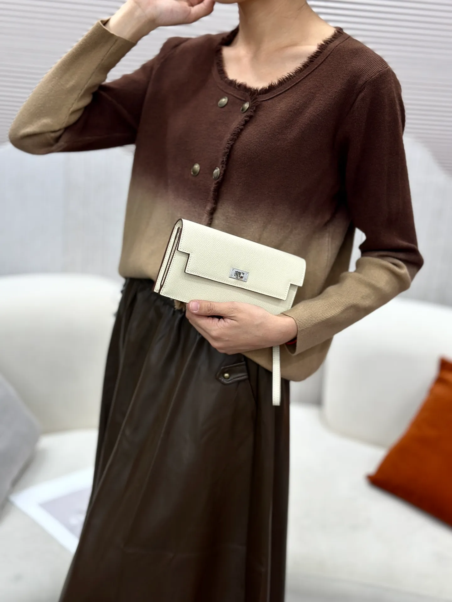 All categories Hermès women's bags (Hermès) Hermès 960-1 silver buckle