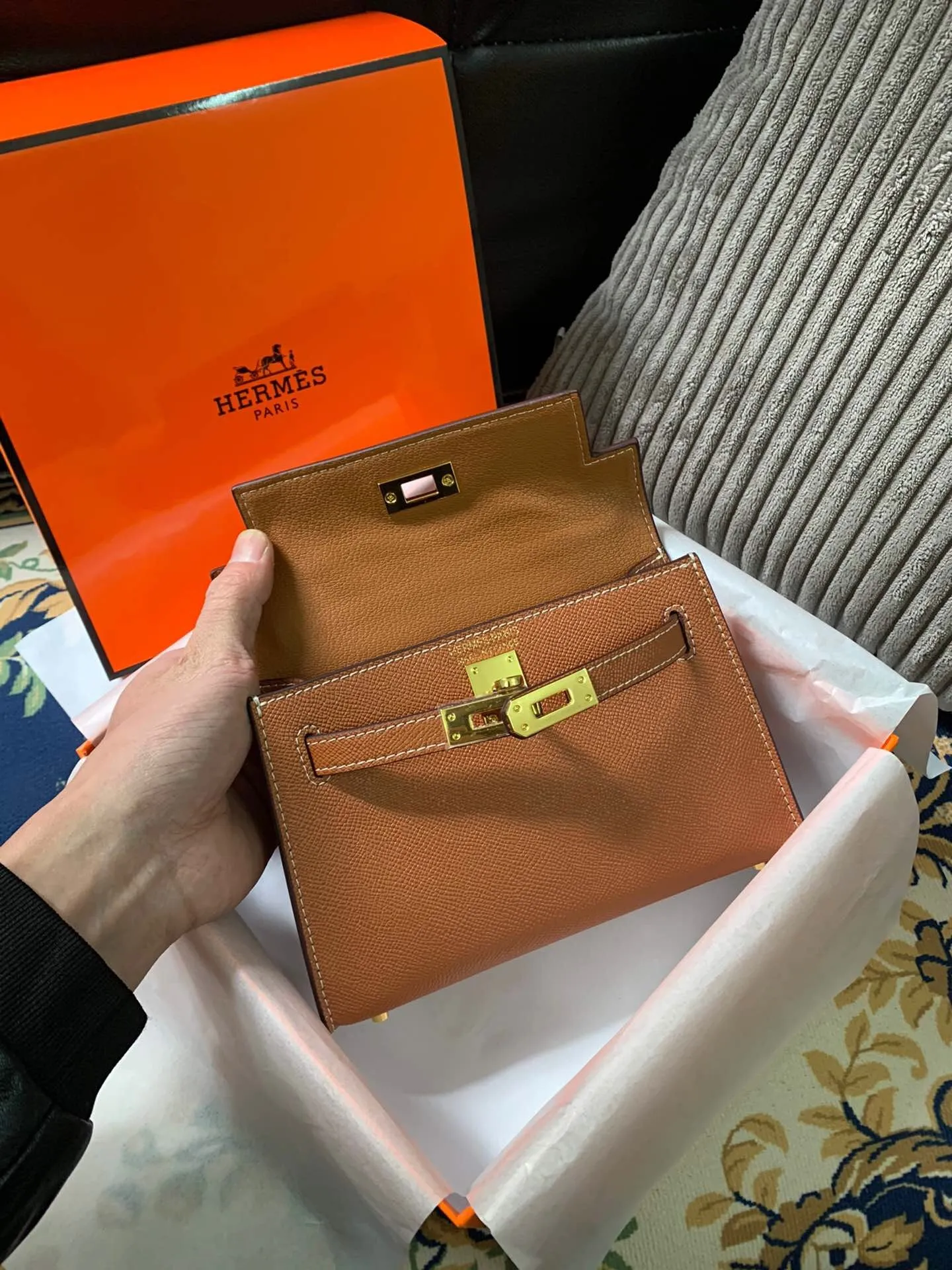 All Categories Official Website "Brand Women's Bags" Women's Bags 💙 Hermes 2023 New Mini 2nd Generation Crossbody Bag