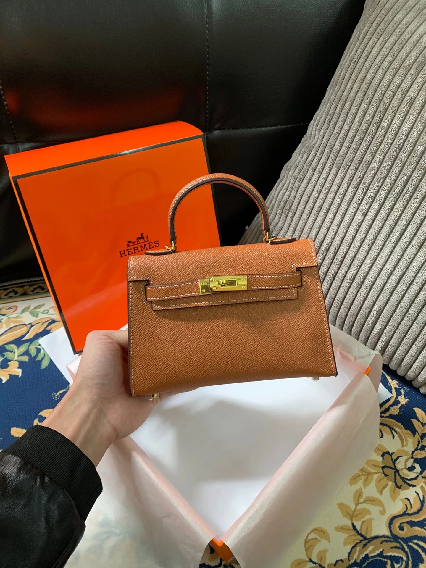 All Categories Official Website "Brand Women's Bags" Women's Bags 💙 Hermes 2023 New Mini 2nd Generation Crossbody Bag