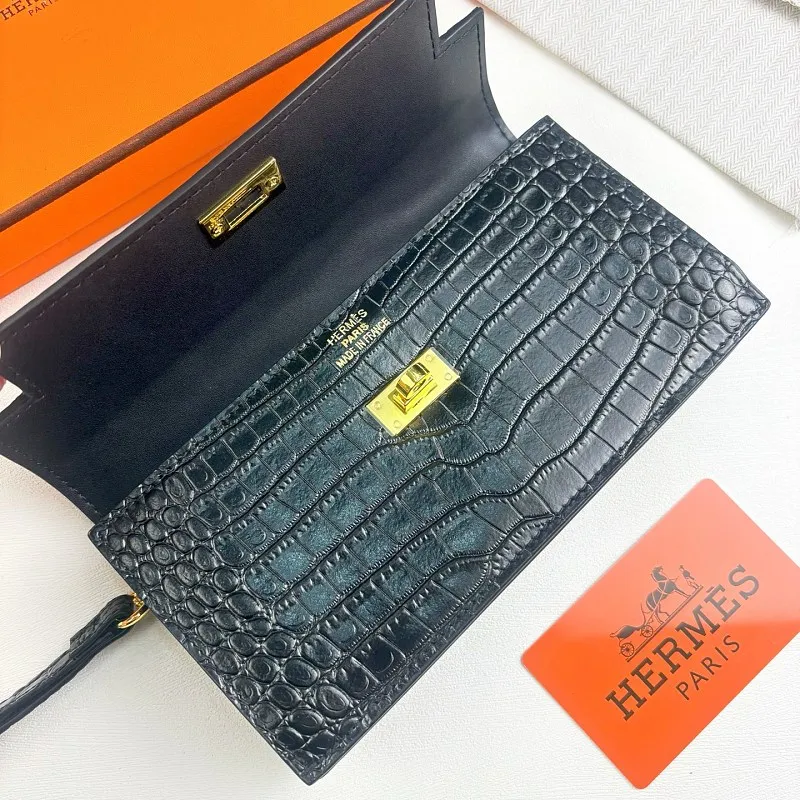 All categories Hermès women's bags (Hermès) Hermès 960-1 crocodile pattern