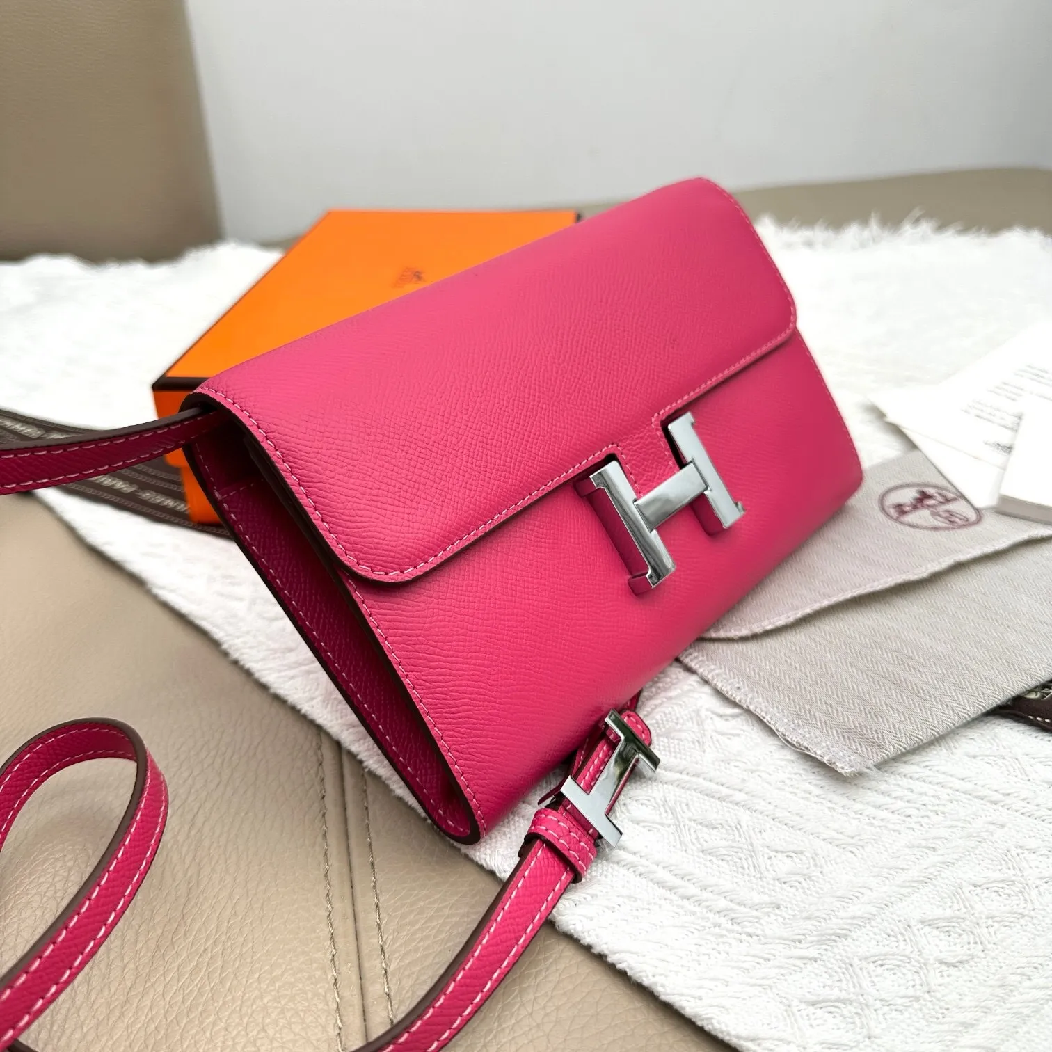 All Categories Official Website "Brand Women's Bags" Women's Bags 💙 Hermes 2025 New Hermes Crossbody Bag