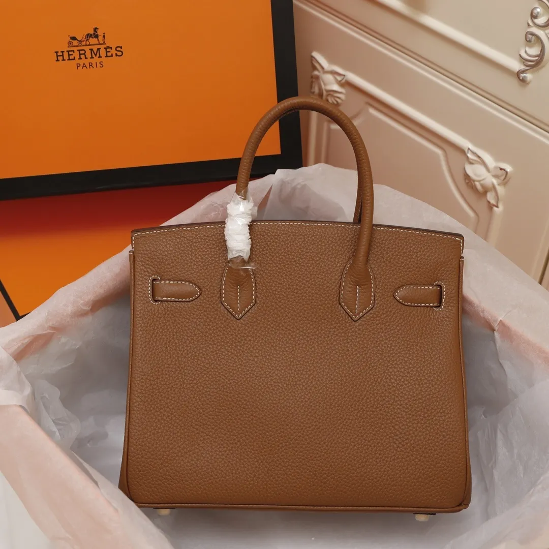 All Categories Official Website "Brand Women's Bags" Women's Bags 💙 Hermes 2022 Official New Hermès Handbags Lychee Pattern Imported First-Layer Calfskin Wholesale Small Size 58004000 Large Size 58004200 High Quality Size: Small 30CM Large 35CM