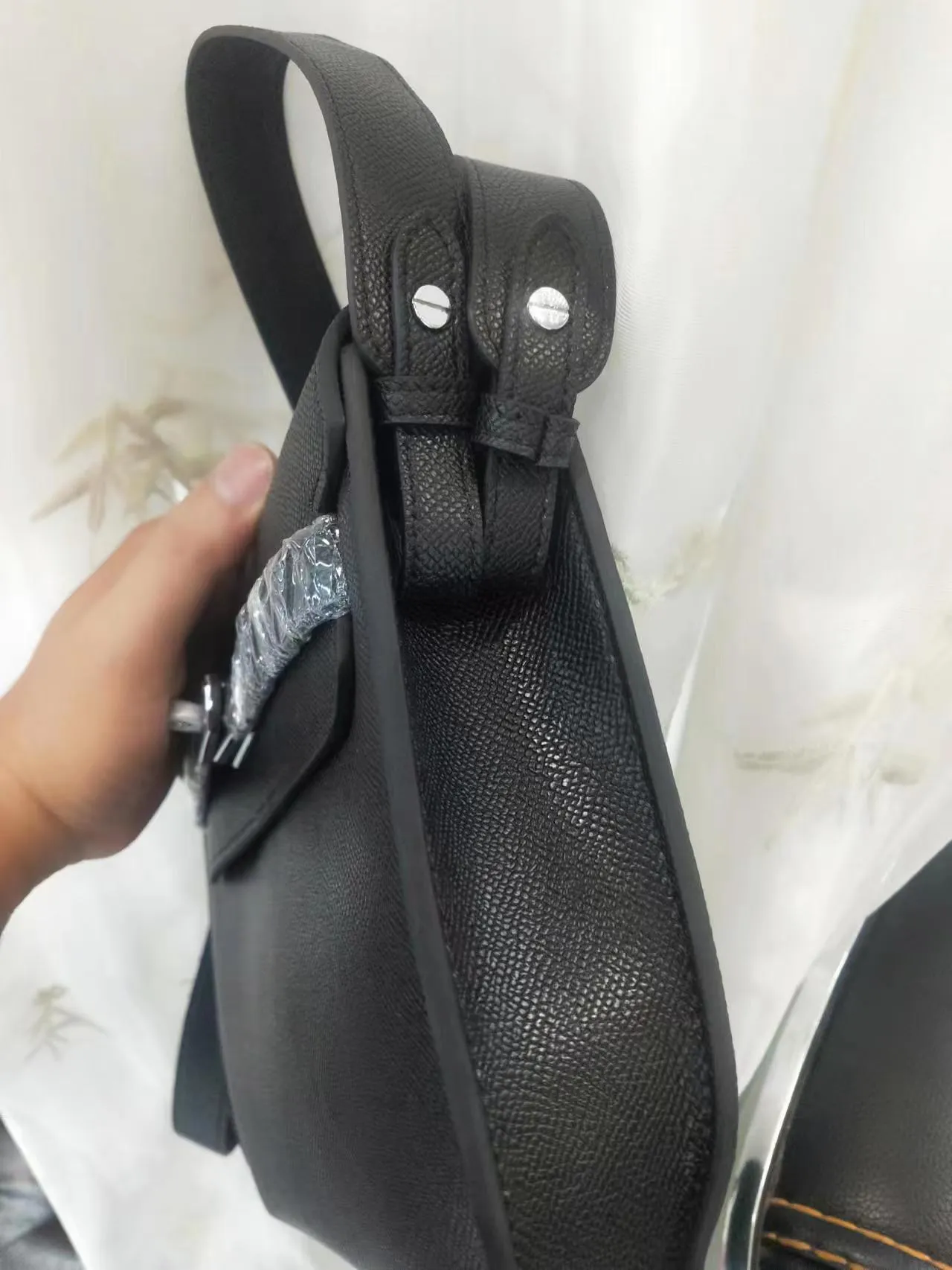 640💰New product: Hermès retro style Kelly with three shoulder straps, multi-purpose, very versatile, can be hung diagonally under the arm with palm print leather, 25-18-4