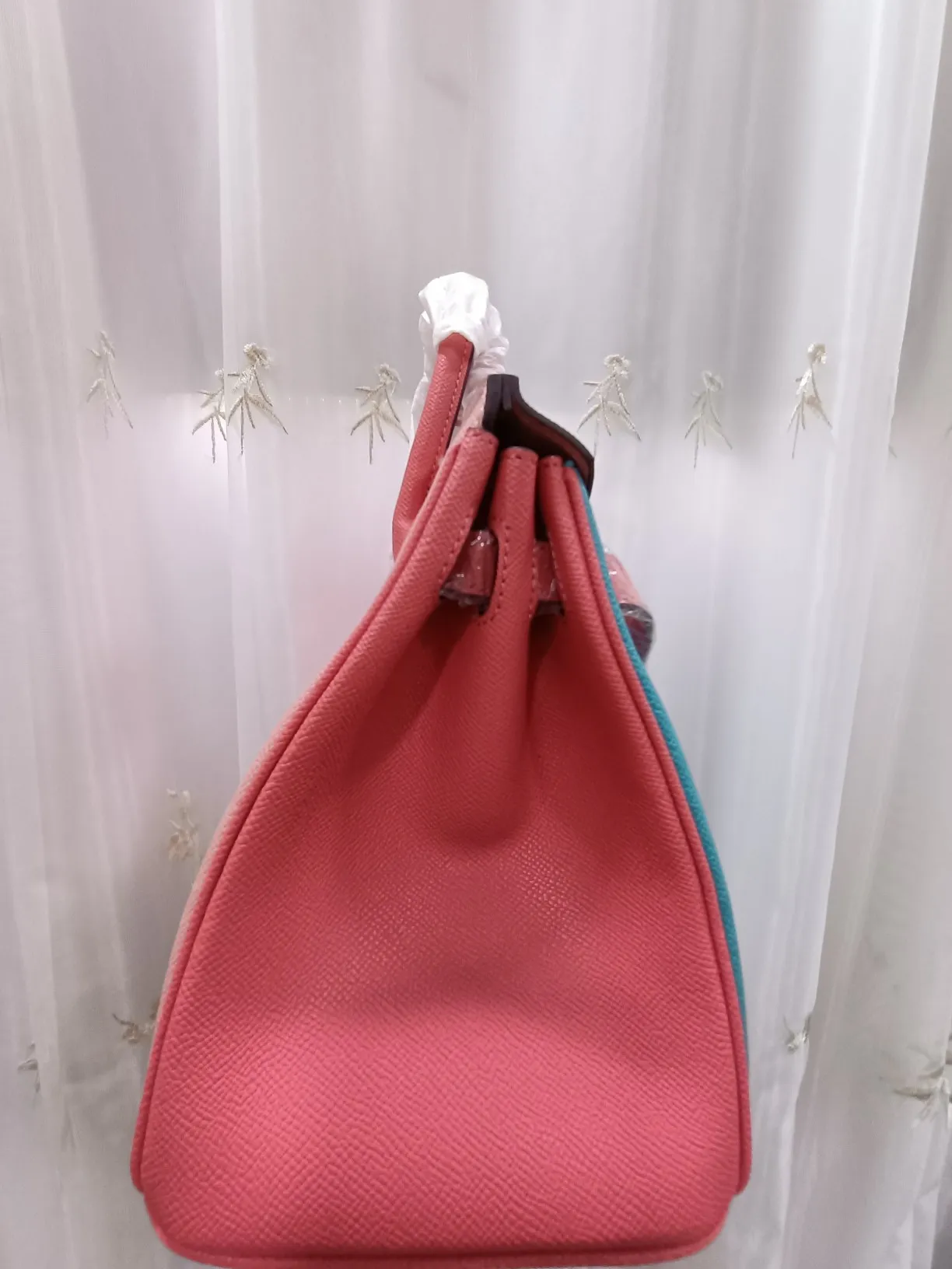 760💰🍒Hermès Birkin bag shipped with palm print color matching🍒🦎🦎Upgraded version matching hardware🐂🐂Perfect version [strong][strong][strong] Shoulder strap exclusive matching logo hot stamping🐂🐂🐂(Hermès) Birkin bag logo clear [strong][strong] Internet celebrity hot style, size: 30×22×16cm