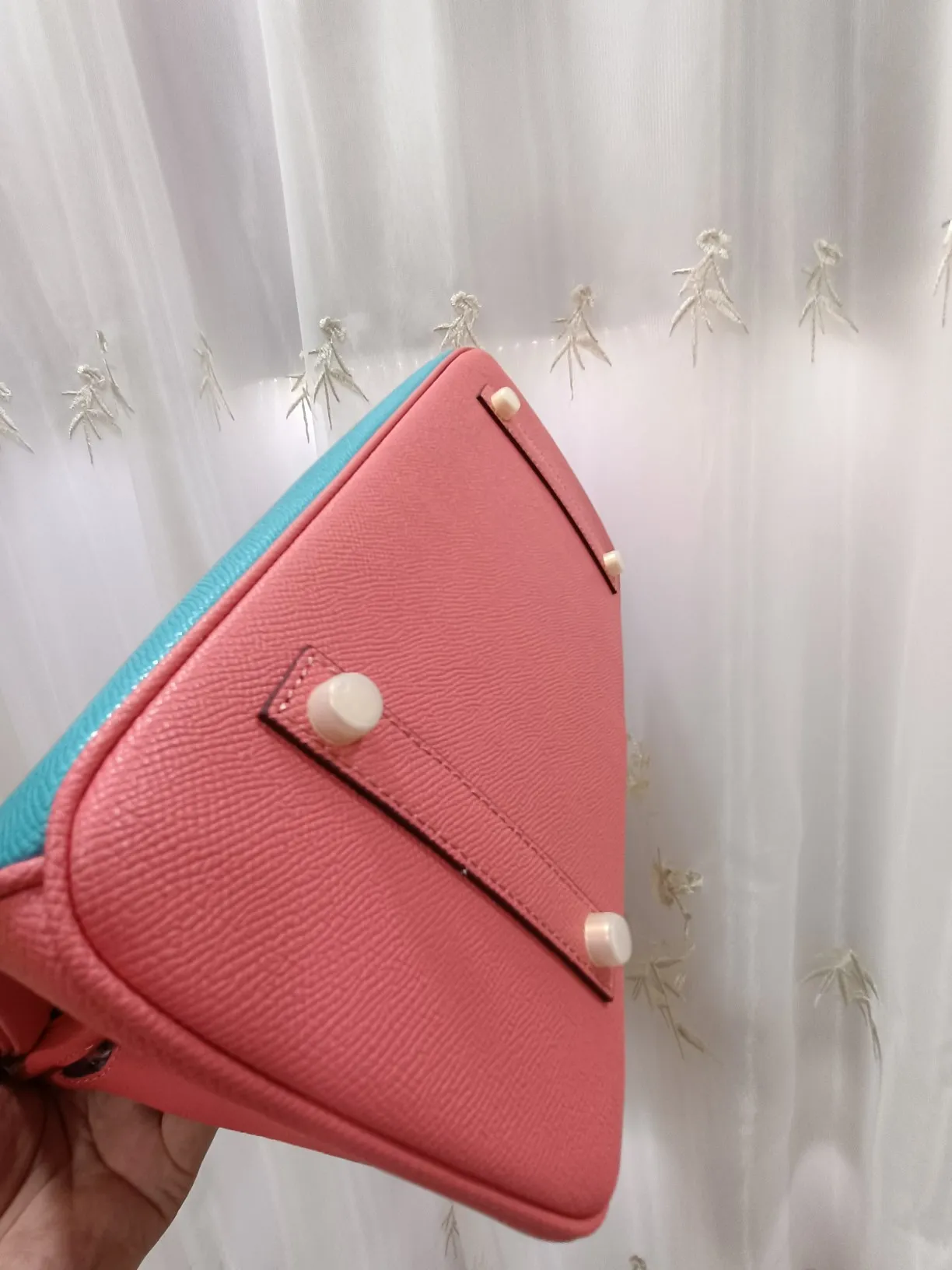 760💰🍒Hermès Birkin bag shipped with palm print color matching🍒🦎🦎Upgraded version matching hardware🐂🐂Perfect version [strong][strong][strong] Shoulder strap exclusive matching logo hot stamping🐂🐂🐂(Hermès) Birkin bag logo clear [strong][strong] Internet celebrity hot style, size: 30×22×16cm