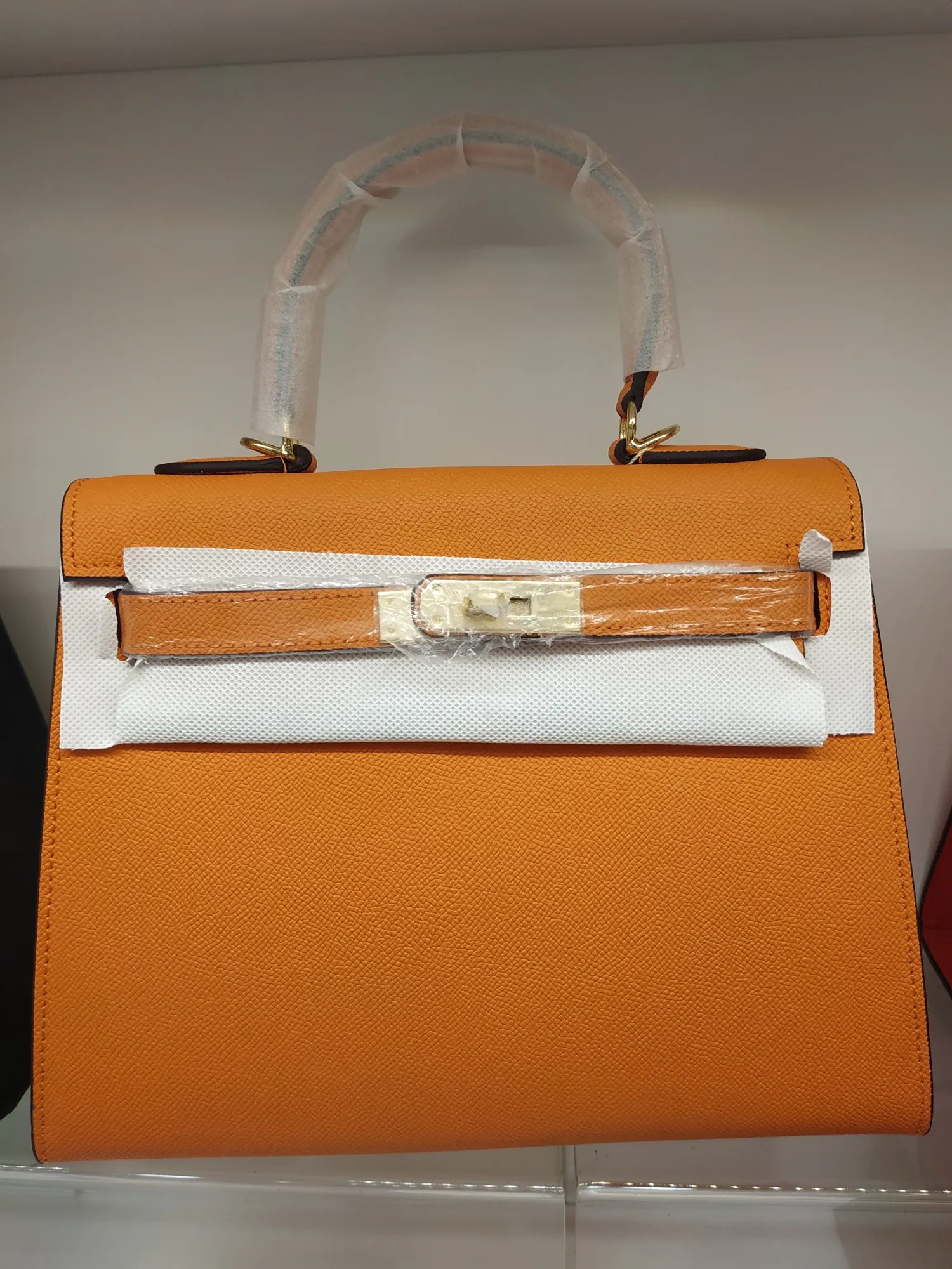 P640/P680💰Kelly palm print🦎🦎Upgraded matching hardware🐂🐂Perfect version [strong][strong][strong] Shoulder strap exclusive matching logo hot stamping🐂🐂🐂 (Hermès) Kelly logo clear [strong][strong] Internet celebrity hot style, size: 25-19-7.5, 28-22-10cm