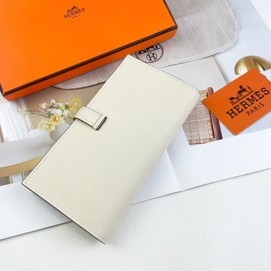 HERMES new model 💰280 New H Passant Toutenmainte Epsom calfskin long wallet Model: 953 - Sheath "H passant" opening and closing - Zippered coin purse - Pocket with original OEM code inside - Metal texture: palladium plated Dimensions: Length 17.5 × Width 9 cm