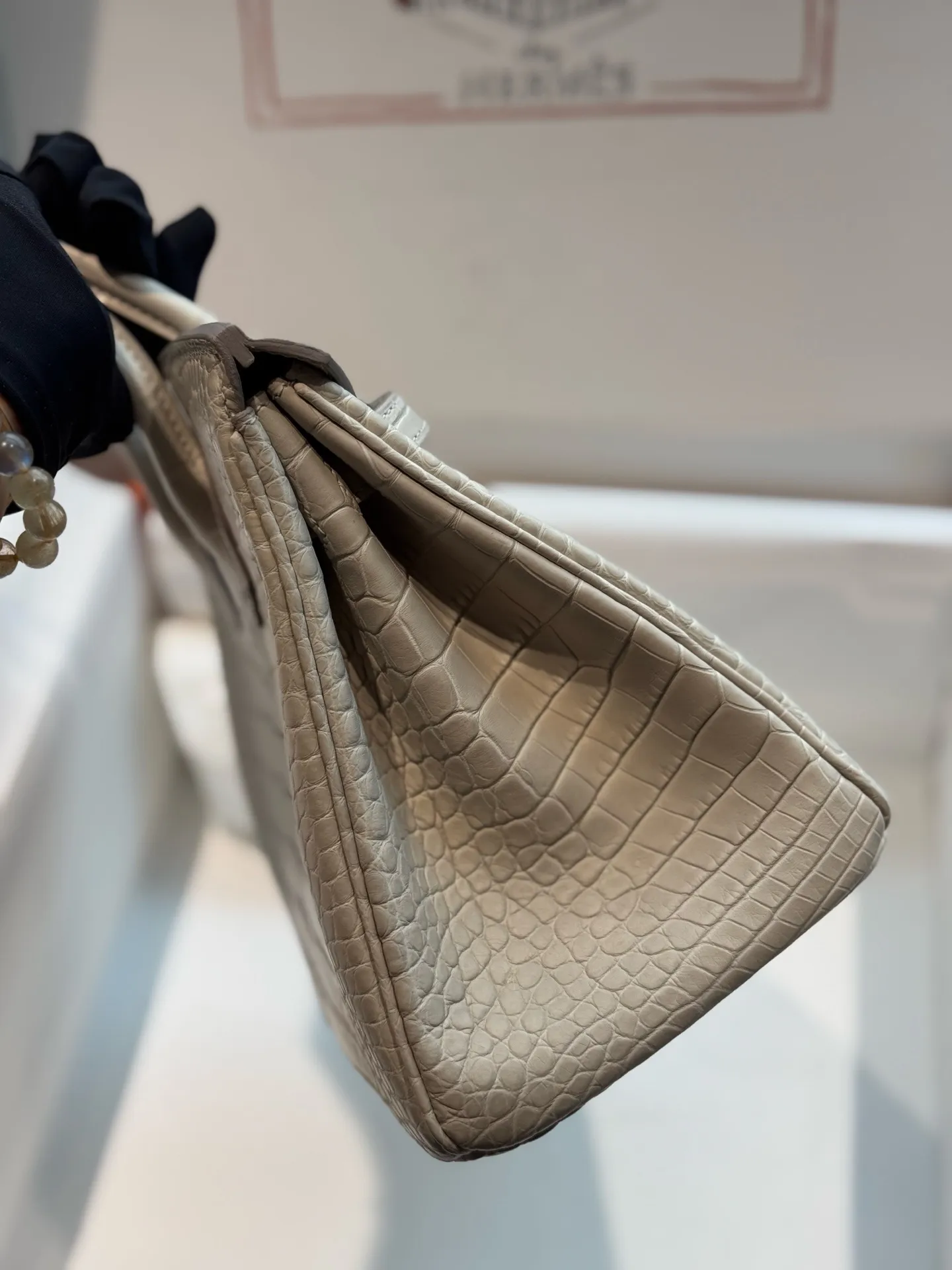 All categories Hermès women's bags (Hermès) Hermès 25 Glacier White