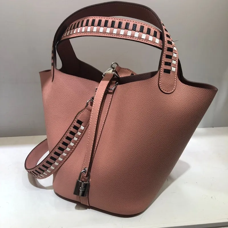 All Categories Official Website "Brand Women's Bags" Women's Bags 💙 Hermes 2024 Official Website New Hermes Epsom Palm Print Vegetable Basket