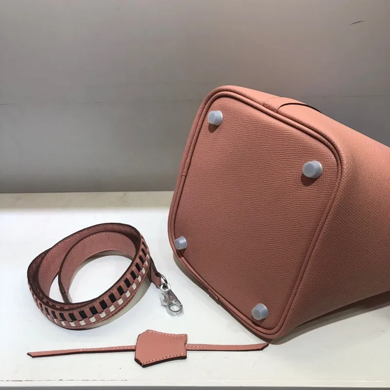 All Categories Official Website "Brand Women's Bags" Women's Bags 💙 Hermes 2024 Official Website New Hermes Epsom Palm Print Vegetable Basket