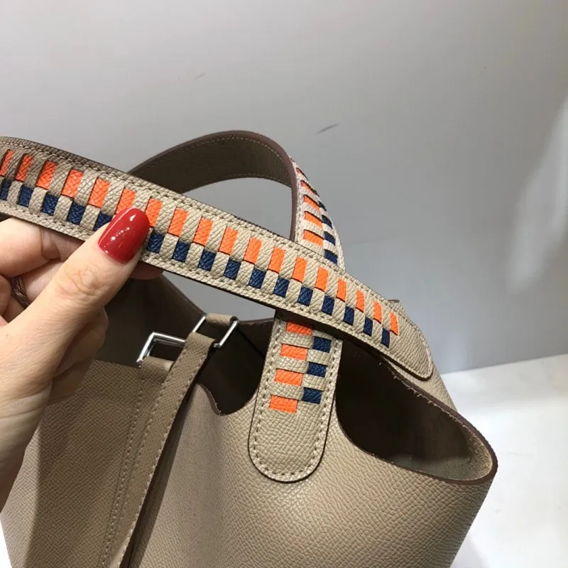 All Categories Official Website "Brand Women's Bags" Women's Bags 💙 Hermes 2024 Official Website New Hermes Epsom Palm Print Vegetable Basket