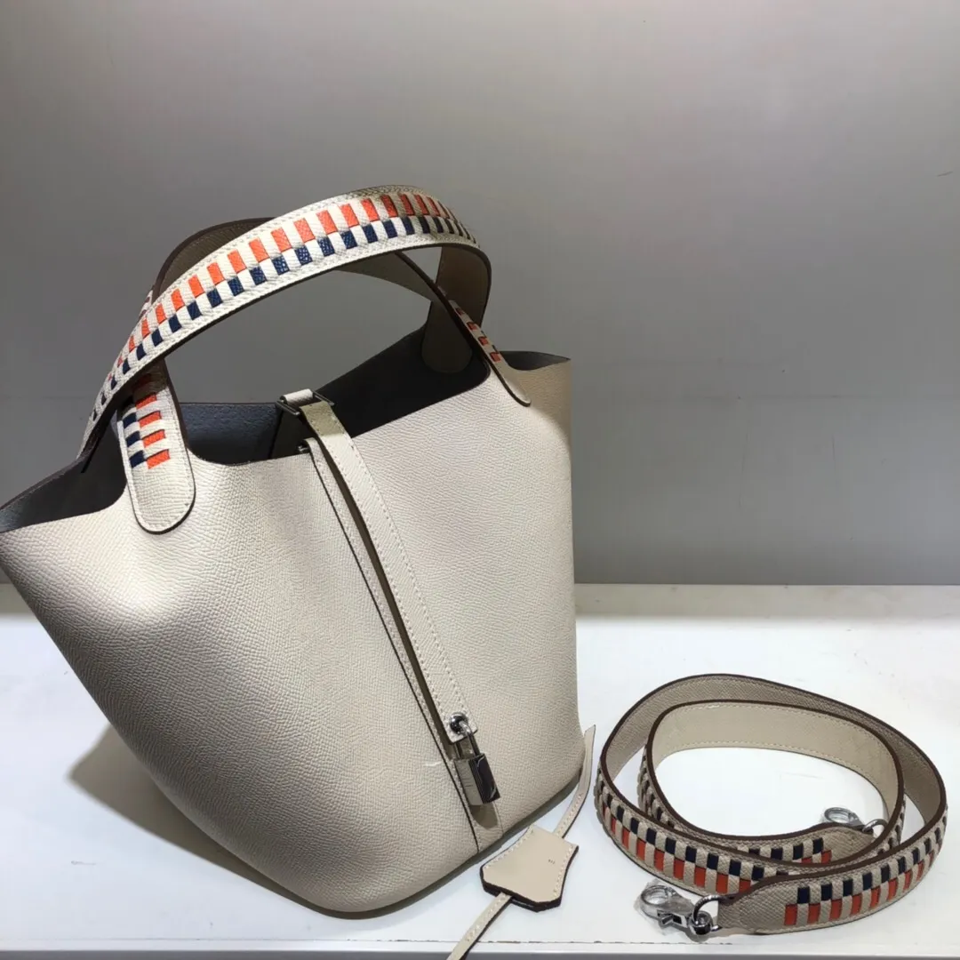 All Categories Official Website "Brand Women's Bags" Women's Bags 💙 Hermes 2024 Official Website New Hermes Epsom Palm Print Vegetable Basket
