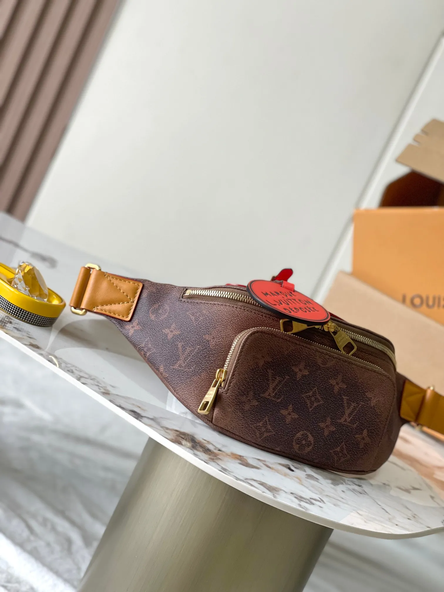 All Categories 💚 Top Version Men’s Bags 💚 LV 2026 Fashion LV Genuine Leather Belt Bag