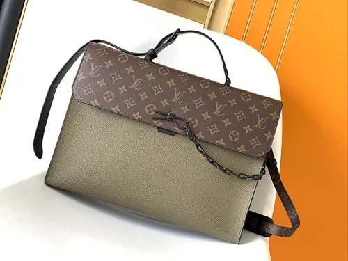 All categories 💚 Top version men’s bags 💚 LV 2024 official website new LV briefcase