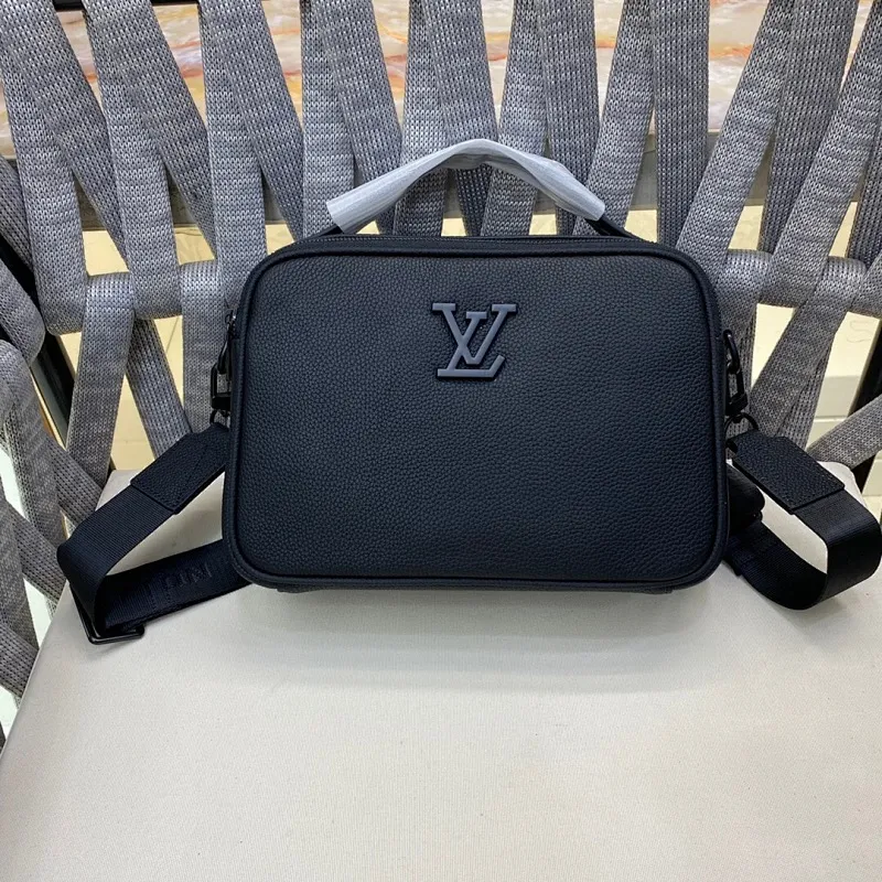 All categories 💚 Top version men’s bags 💚 LV 2024 new LV printed embossed messenger bag