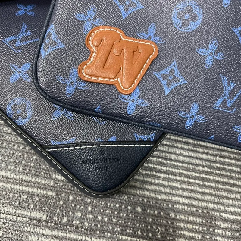All categories Official website "Brand Women's Bags" Women's Bags 💙 LV replica LV, fine imitation LV bags, LV shoulder bags, 2023 official latest version LV messenger bag, bag factory, original material, size: 25-18.5-7CM