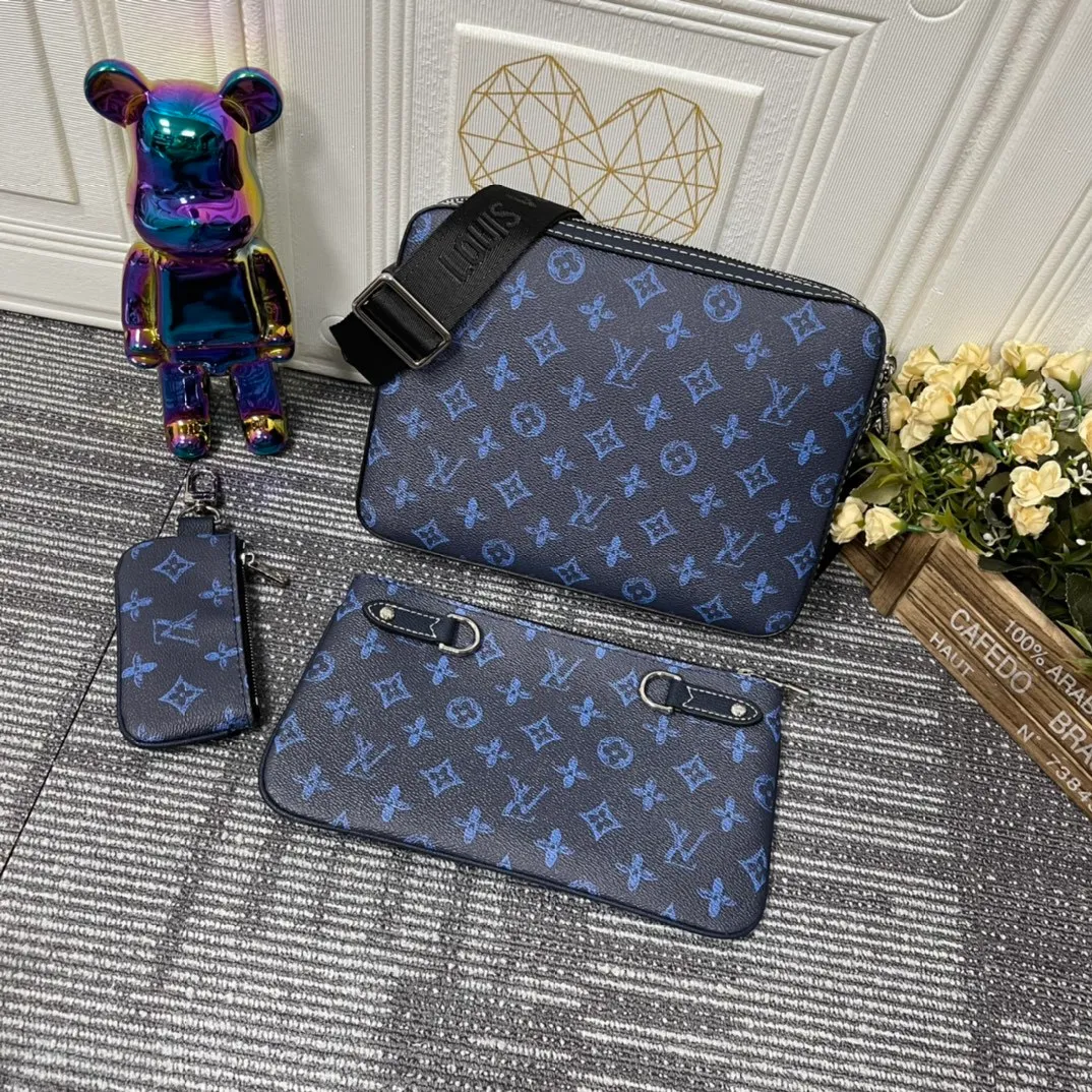 All categories Official website "Brand Women's Bags" Women's Bags 💙 LV replica LV, fine imitation LV bags, LV shoulder bags, 2023 official latest version LV messenger bag, bag factory, original material, size: 25-18.5-7CM