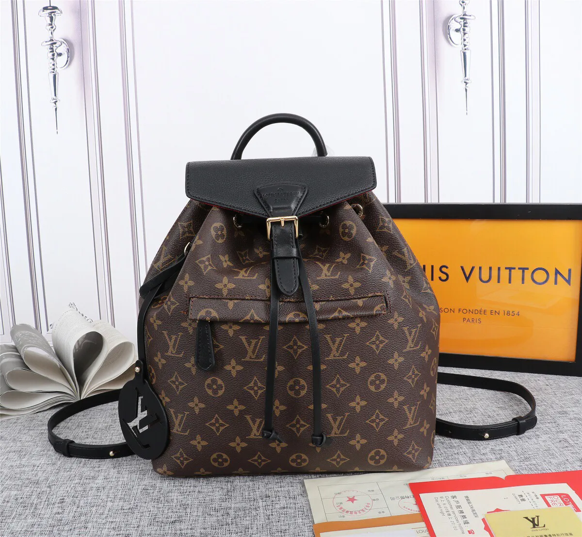 All Categories Official Website "Brand Women's Bags" Women's Bags 💙 LV 2022 Official New LV Montsouris Backpack Wholesale 58001800