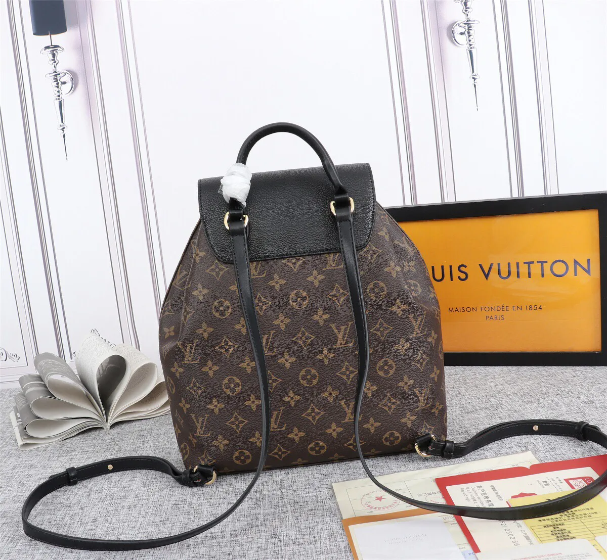 All Categories Official Website "Brand Women's Bags" Women's Bags 💙 LV 2022 Official New LV Montsouris Backpack Wholesale 58001800