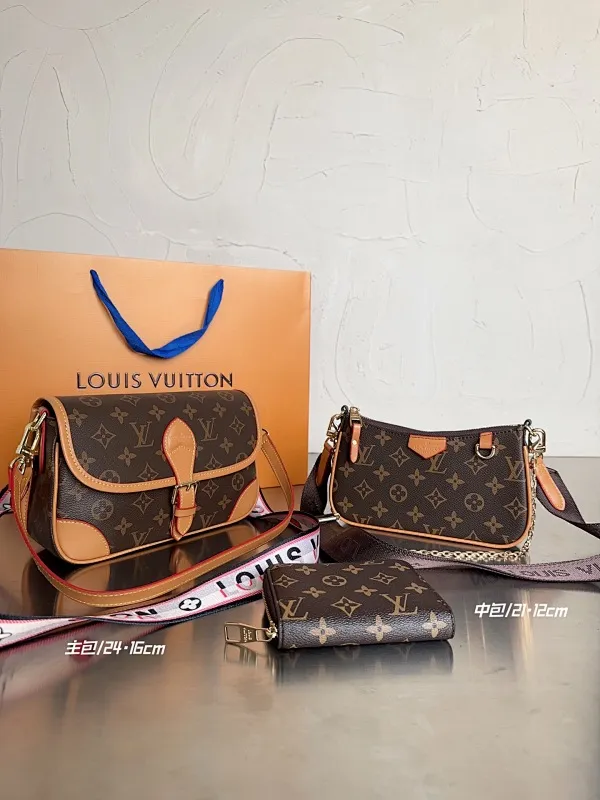 All categories Official website "Three-piece bag set" Three-piece set💖 LV 2023 new LV bag three-piece set wholesale