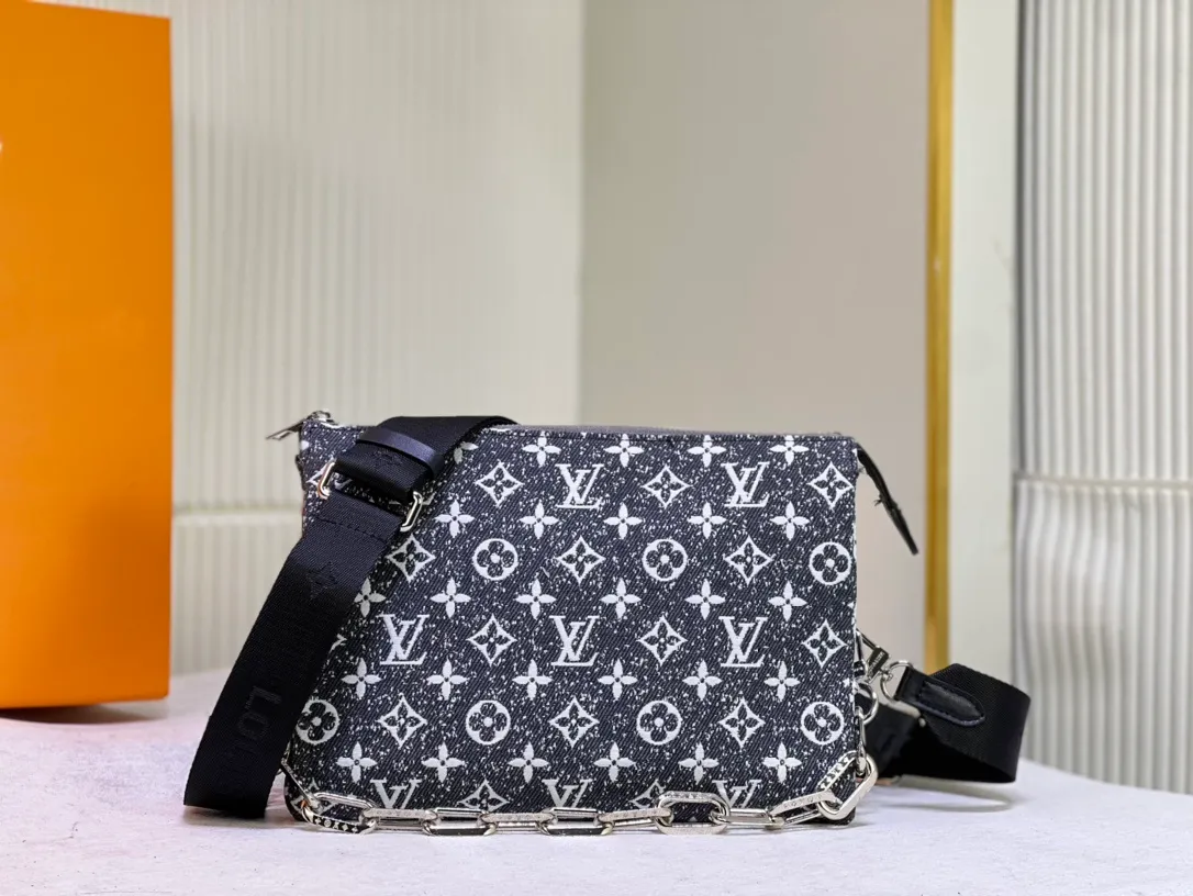 All Categories Official Website "Brand Women's Bags" Women's Bags 💙 LV 2023 New LV Denim Crossbody Bag