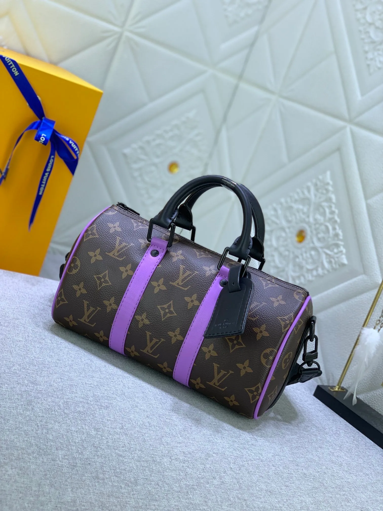 All categories Official website "Brand Women's Bags" Women's Bags 💙 LV replica LV, fine imitation LV bags, LV handbags, 2023 official latest version LV leather travel bag, bag factory, original material, size: 25-15-11CM