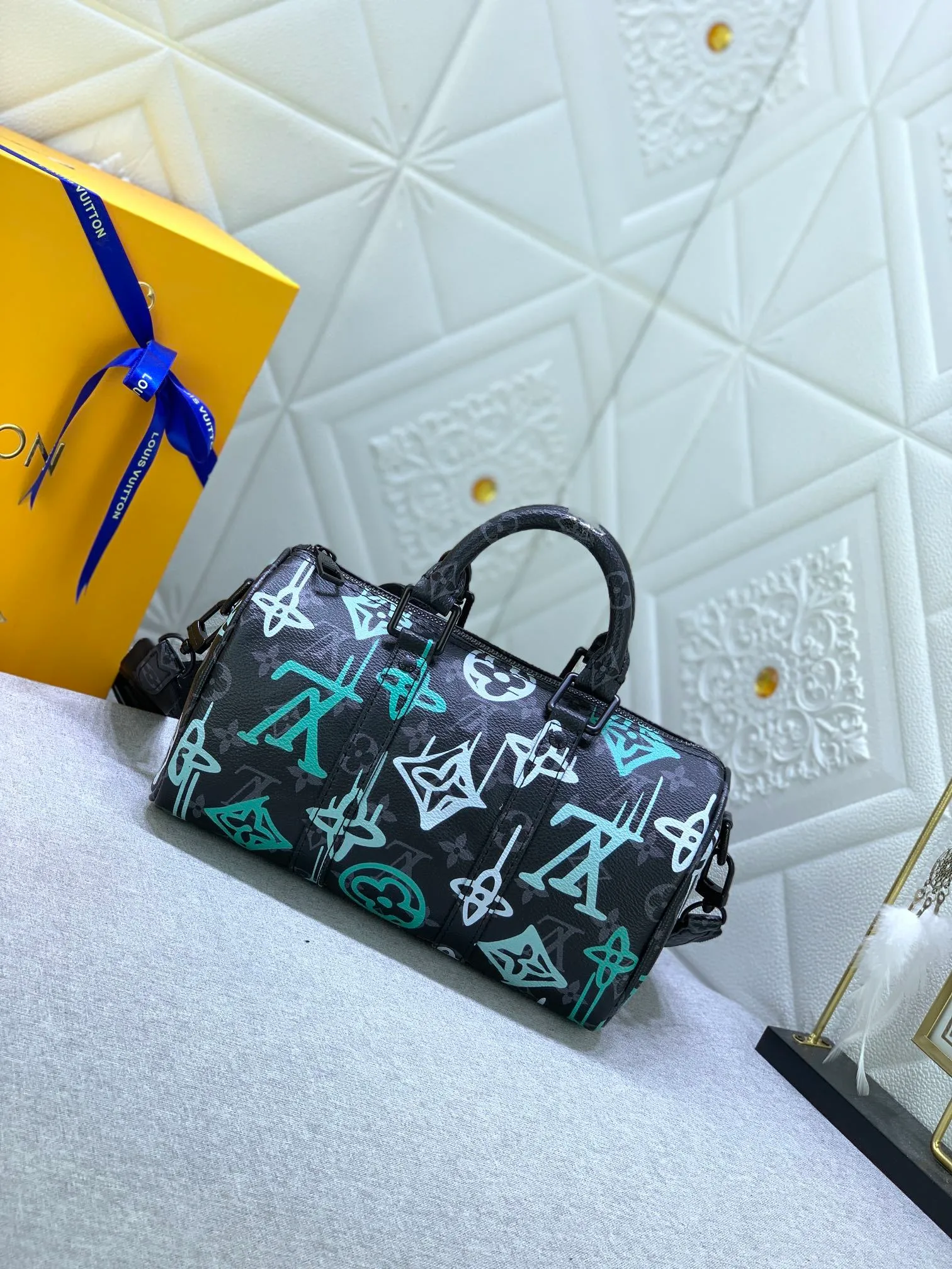 All categories Official website "Brand Women's Bags" Women's Bags 💙 LV replica LV, fine imitation LV bags, LV handbags, 2023 official latest version LV leather travel bag, bag factory, original material, size: 25-15-11CM