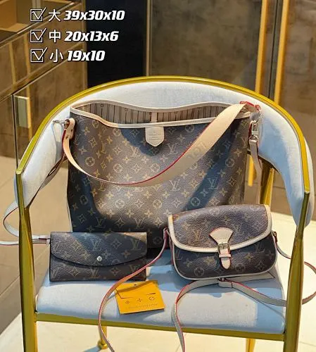 All categories Official website "Three-piece bag set" Three-piece set💖 LV 2023 new LV bag three-piece set wholesale