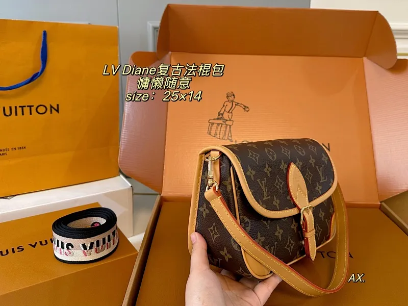 All categories Official website "Brand Women's Bags" Women's Bags 💙 LV 2025 new LV armpit bag