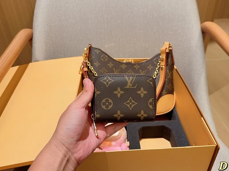 All Categories Official Website "Brand Women's Bags" Women's Bags 💙 LV 2025 New Lv Set Boulogne Croissant Bag ➕ Coin Purse ➕ Labubu Pendant